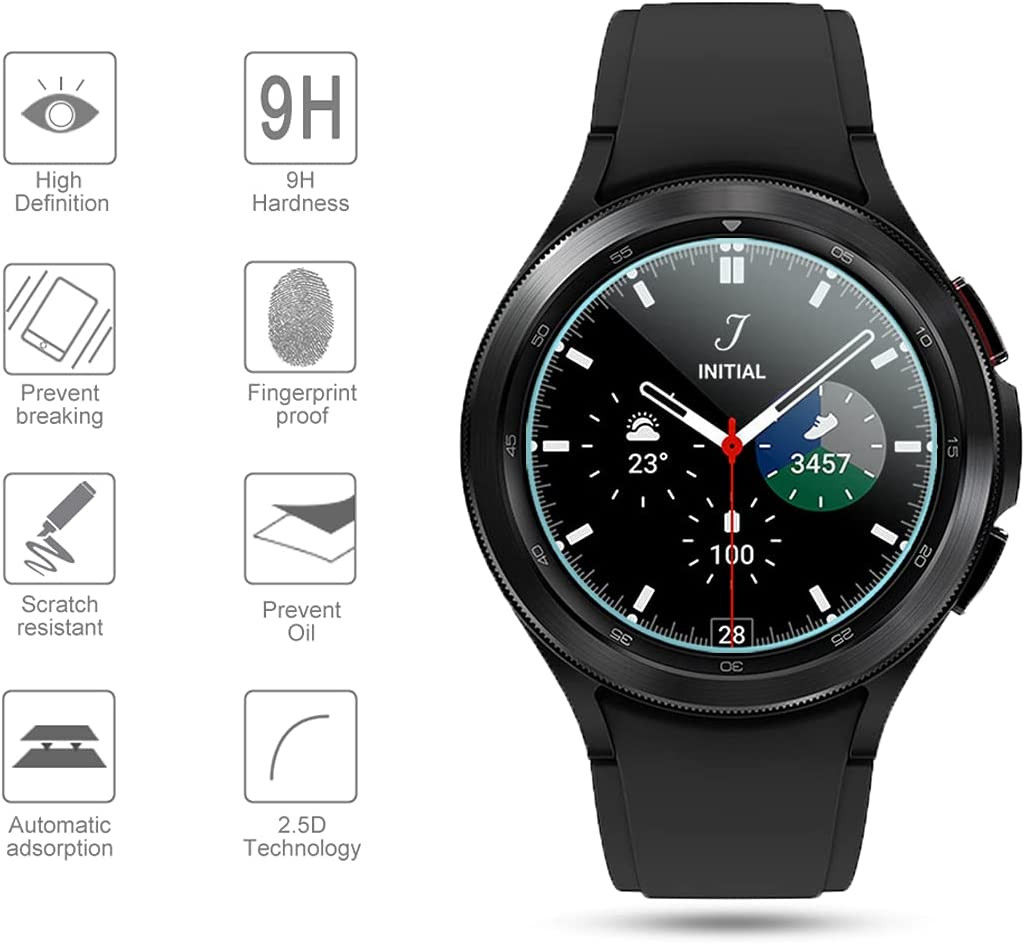 Samsung Galaxy Watch 4 Classic 46MM Screen Protector - Tempered Glass afbeelding 2