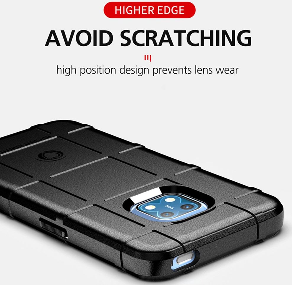 Nokia XR20 Hoesje Shock Proof Rugged Shield Back Cover Zwart afbeelding 3