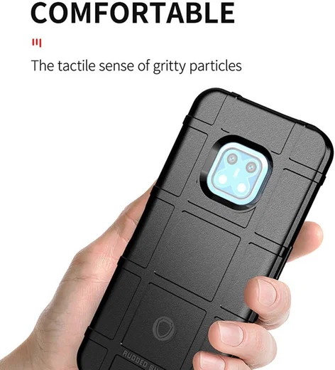 Nokia XR20 Hoesje Shock Proof Rugged Shield Back Cover Zwart afbeelding 4
