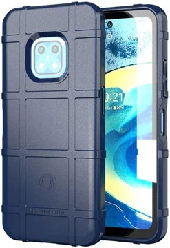 Nokia XR20 Hoesje Shock Proof Rugged Shield Back Cover Blauw