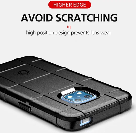 Nokia XR20 Hoesje Shock Proof Rugged Shield Back Cover Blauw afbeelding 3
