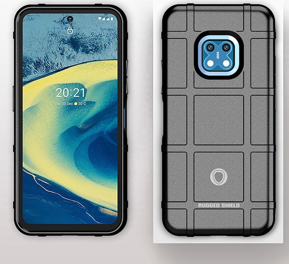 Nokia XR20 Hoesje Shock Proof Rugged Shield Back Cover Blauw afbeelding 8