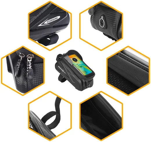 Waterbestendige Fiets Telefoonhouder voor Smartphones tot 7.2 Inch afbeelding 5