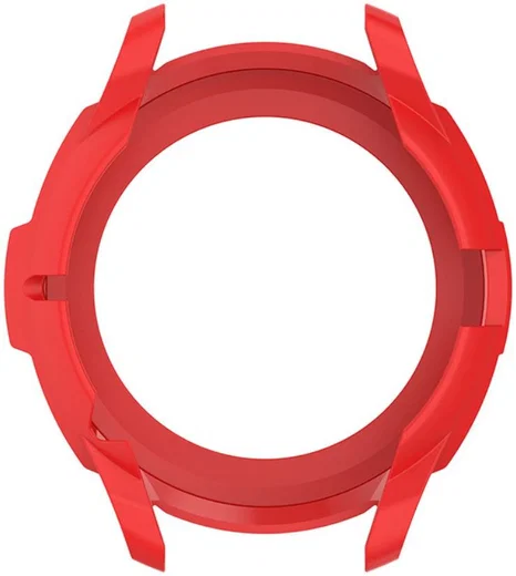 Samsung Galaxy Watch 4 Classic 46MM Hoesje TPU met Bezel Ring Rood afbeelding 7