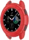 Samsung Galaxy Watch 4 Classic 46MM Hoesje TPU met Bezel Ring Rood afbeelding 3