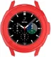 Samsung Galaxy Watch 4 Classic 46MM Hoesje TPU met Bezel Ring Rood afbeelding 4