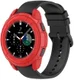 Samsung Galaxy Watch 4 Classic 46MM Hoesje TPU met Bezel Ring Rood afbeelding 1