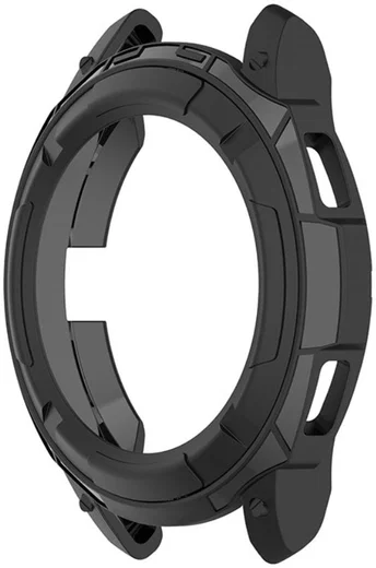 Samsung Galaxy Watch 4 Classic 46MM Hoesje - TPU met Bezel Ring - Zwart afbeelding 5