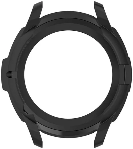 Samsung Galaxy Watch 4 Classic 46MM Hoesje - TPU met Bezel Ring - Zwart afbeelding 7
