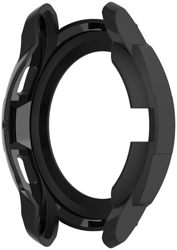 Samsung Galaxy Watch 4 Classic 46MM Hoesje - TPU met Bezel Ring - Zwart afbeelding 6