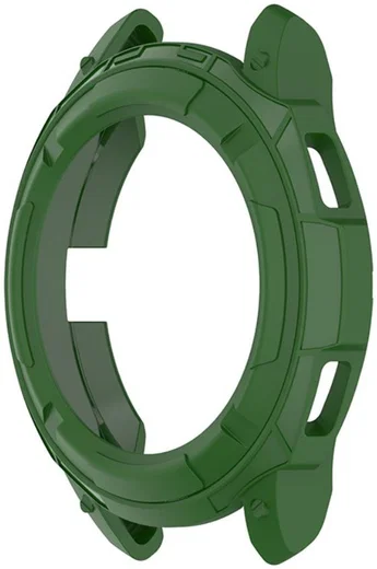 Samsung Galaxy Watch 4 Classic 42MM Hoesje - TPU met Bezel Ring - Groen afbeelding 5