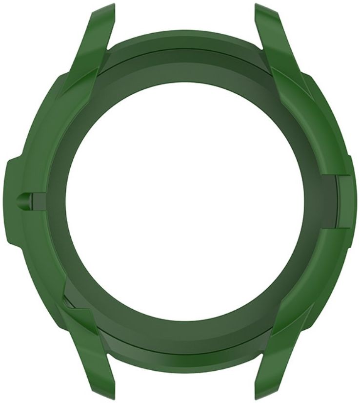 Samsung Galaxy Watch 4 Classic 42MM Hoesje - TPU met Bezel Ring - Groen afbeelding 7