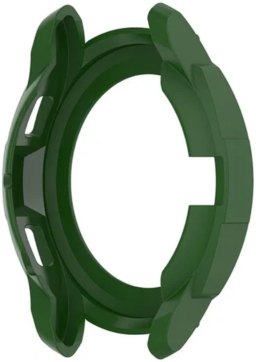 Samsung Galaxy Watch 4 Classic 42MM Hoesje - TPU met Bezel Ring - Groen afbeelding 6