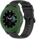 Samsung Galaxy Watch 4 Classic 42MM Hoesje - TPU met Bezel Ring - Groen afbeelding 1