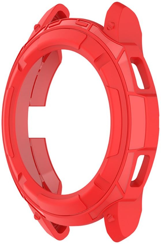 Samsung Galaxy Watch 4 Classic 42MM Hoesje - TPU met Bezel Ring - Rood afbeelding 5