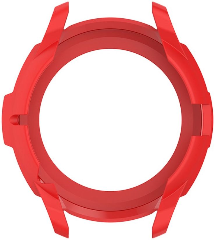 Samsung Galaxy Watch 4 Classic 42MM Hoesje - TPU met Bezel Ring - Rood afbeelding 7