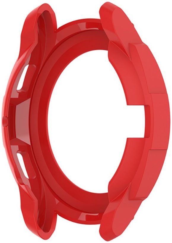 Samsung Galaxy Watch 4 Classic 42MM Hoesje - TPU met Bezel Ring - Rood afbeelding 6