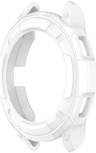 Samsung Galaxy Watch 4 Classic 42MM Hoesje - TPU met Bezel Ring - Wit afbeelding 5
