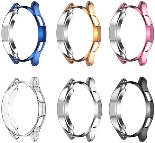 Samsung Galaxy Watch 4 44MM Hoesje - Flexibel TPU Bumper - Clear afbeelding 5