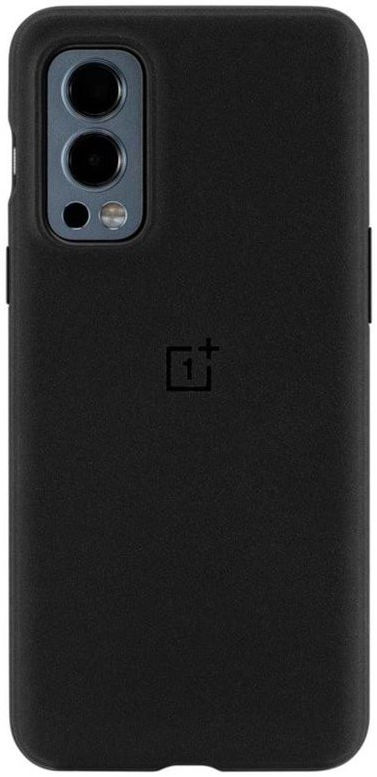 OnePlus Nord 2 Hoesje Bumper Case Sandstone Zwart afbeelding 1