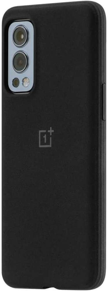 OnePlus Nord 2 Hoesje Bumper Case Sandstone Zwart afbeelding 2