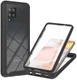 Samsung Galaxy A42 Hoesje Full Protect 360° Cover Hybride Zwart afbeelding 1