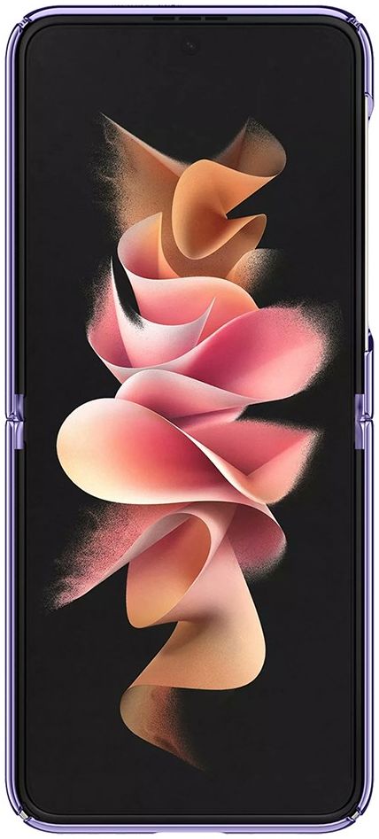 Samsung Galaxy Z Flip 3 Hoesje Hard Case Back Cover Transparant Zwart afbeelding 5