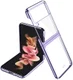 Samsung Galaxy Z Flip 3 Hoesje Hard Case Back Cover Transparant Paars afbeelding 1