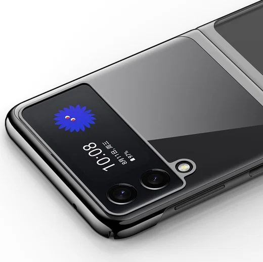 Samsung Galaxy Z Flip 3 Hoesje Hard Case Back Cover Transparant afbeelding 11