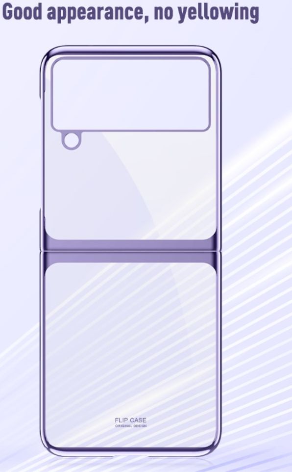 Samsung Galaxy Z Flip 3 Hoesje Hard Case Back Cover Transparant afbeelding 9