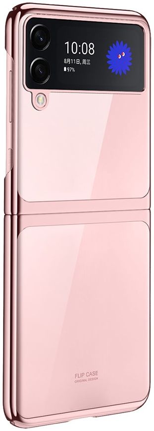 Samsung Galaxy Z Flip 3 Hoesje Hard Case Back Cover Transparant afbeelding 3