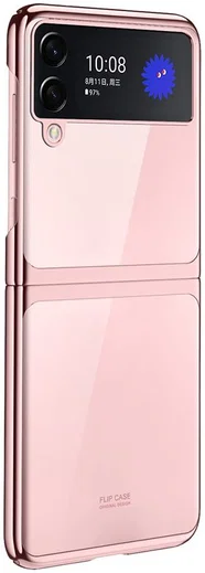 Samsung Galaxy Z Flip 3 Hoesje Hard Case Back Cover Transparant afbeelding 3