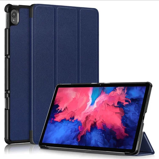 Lenovo Tab P11 / P11 Plus Tri-Fold Hoes Blauw afbeelding 1