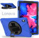 Lenovo Tab P11 / P11 Plus Hoes 360 Graden Kickstand Back Cover Blauw afbeelding 3