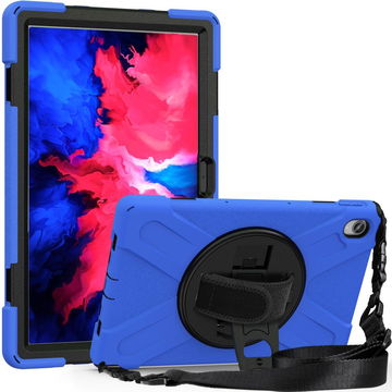 Lenovo Tab P11 / P11 Plus Hoes 360 Graden Kickstand Back Cover Blauw