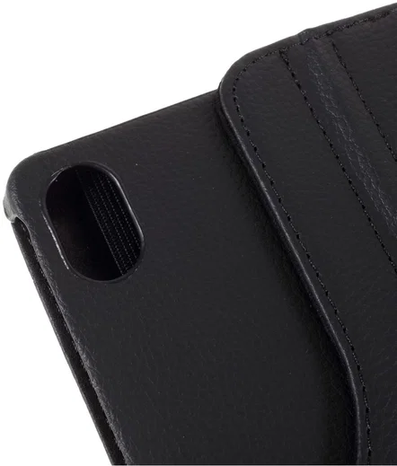 Lenovo Tab P11 / P11 Plus Hoes 360 Graden Book Case Kunstleer Zwart afbeelding 2