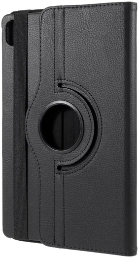 Lenovo Tab P11 / P11 Plus Hoes 360 Graden Book Case Kunstleer Zwart afbeelding 5