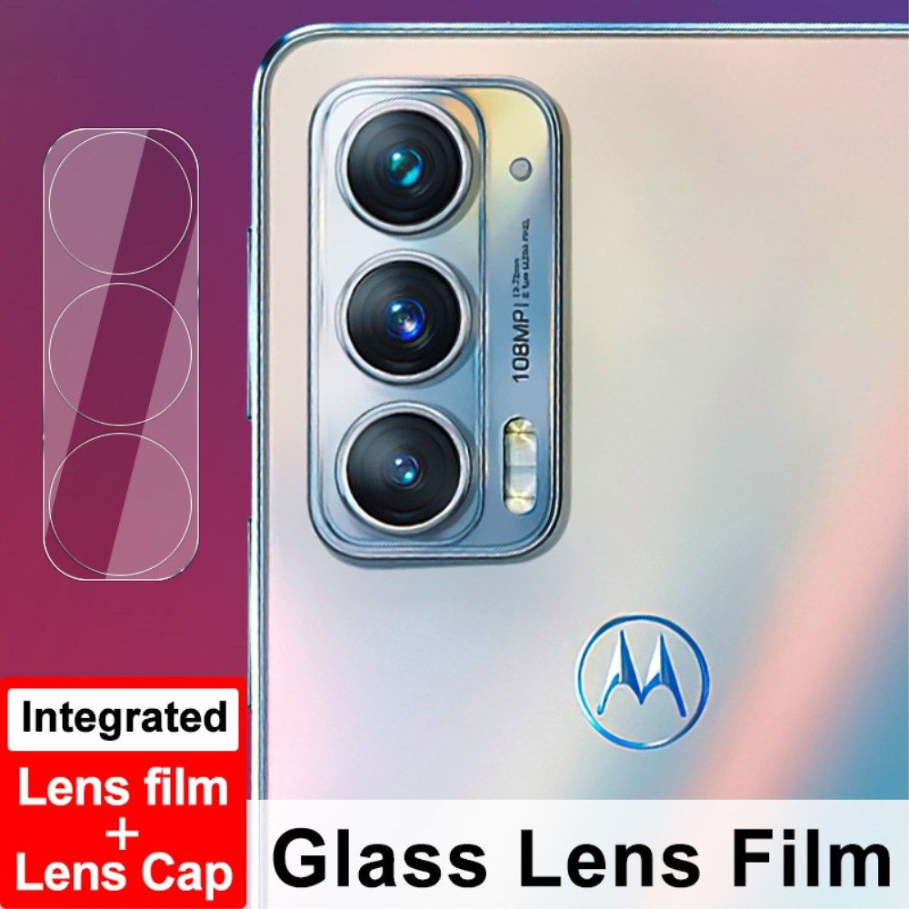 Imak Motorola Edge 20 Camera Lens Protector + Lens Cap Clear afbeelding 6