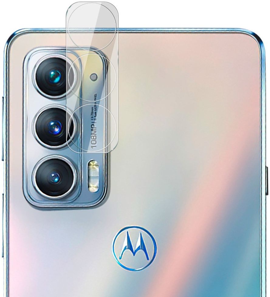Imak Motorola Edge 20 Camera Lens Protector + Lens Cap Clear afbeelding 1