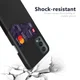 OnePlus Nord 2 5G Hoesje Back Cover met Kaarthouder Zwart afbeelding 3
