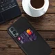 OnePlus Nord 2 5G Hoesje Back Cover met Kaarthouder Zwart afbeelding 4