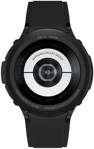 Spigen Liquid Air - Samsung Galaxy Watch 4 Classic 42MM Hoesje - Zwart afbeelding 13
