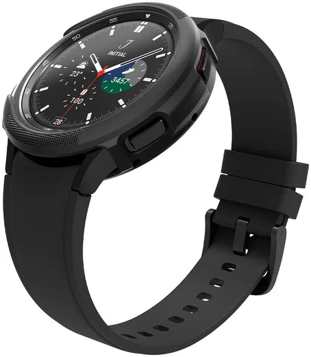 Spigen Liquid Air - Samsung Galaxy Watch 4 Classic 42MM Hoesje - Zwart afbeelding 16