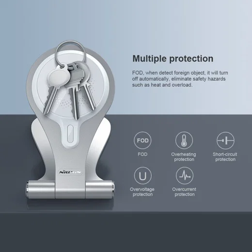 Nillkin MagStand Opvouwbare Draadloze MagSafe Oplader 15W afbeelding 6