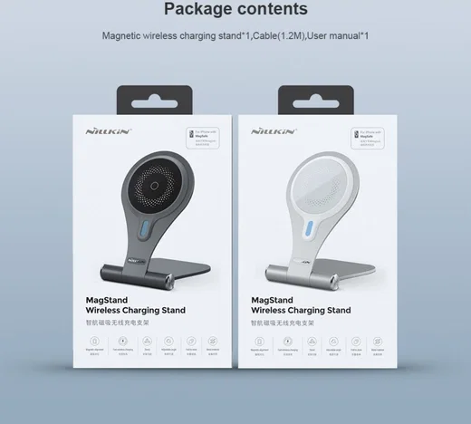 Nillkin MagStand Opvouwbare Draadloze MagSafe Oplader 15W afbeelding 14