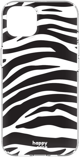 HappyCase iPhone 13 Mini Hoesje Flexibel TPU Zebra Printje afbeelding 5