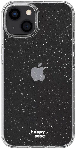 HappyCase iPhone 13 Mini Hoesje Flexibel TPU Glitter Print afbeelding 1