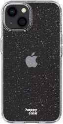 HappyCase iPhone 13 Mini Hoesje Flexibel TPU Glitter Print afbeelding