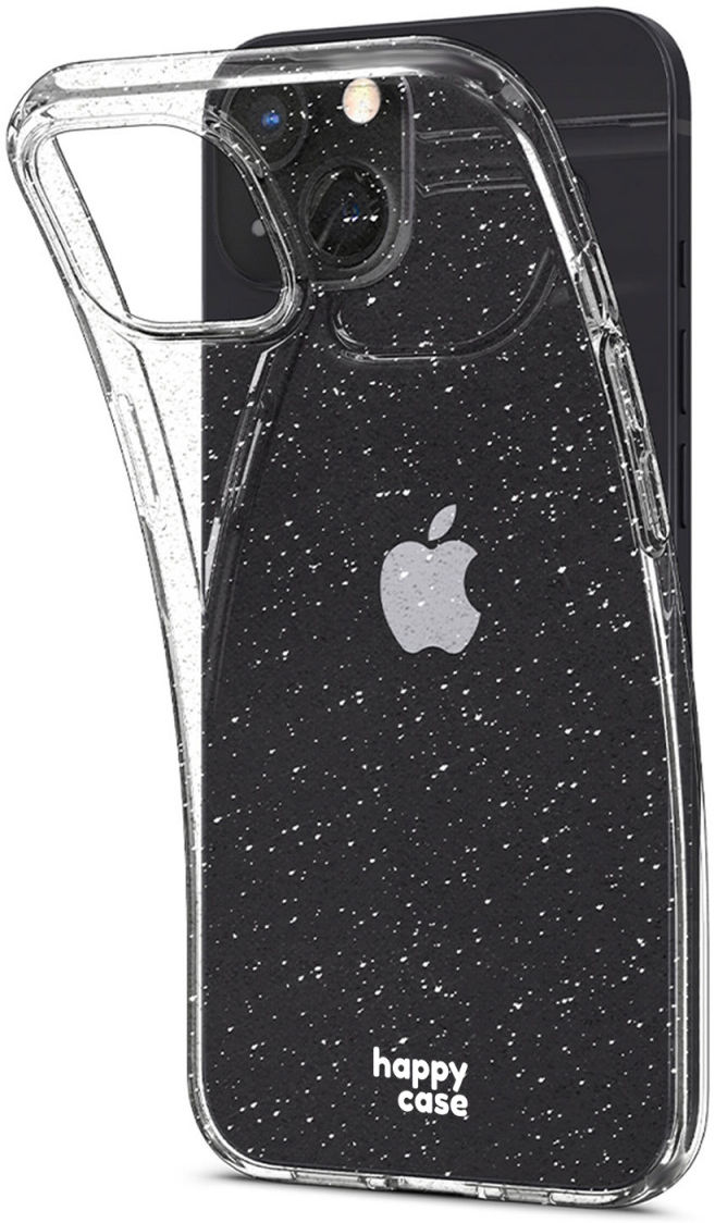 HappyCase iPhone 13 Mini Hoesje Flexibel TPU Glitter Print afbeelding 6