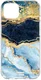 HappyCase iPhone 16E / 13 Hoesje Flexibel TPU Blauw Marmer Print afbeelding 9